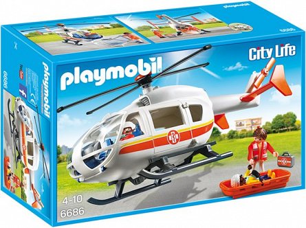 Playmobil-Elicopter medical de urgenta