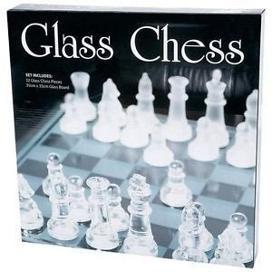 Joc sah de sticla - Glass Chess Set