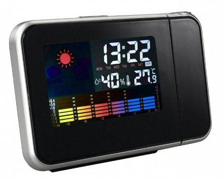 Ceas cu proiector, alarma - Thermo Projection Clock