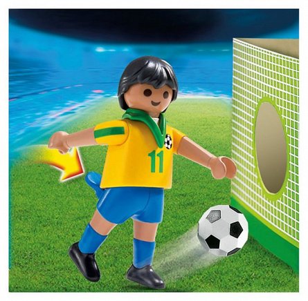 Playmobil-Jucator fotbal,Brazilia
