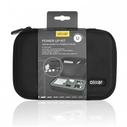 Kit Olixar PowerUp (adaptor, cabluri, baterie externa)