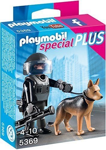 Playmobil-Echipa de politie cu caine