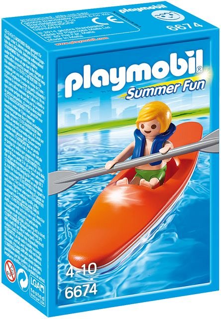 Playmobil-Copilul cu canoe
