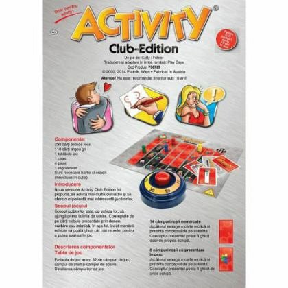 Joc Activity, Club Edition, 18 plus
