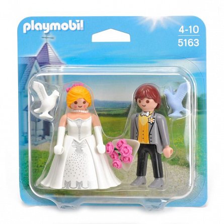 Playmobil-Set 2 figurine,cuplu de miri