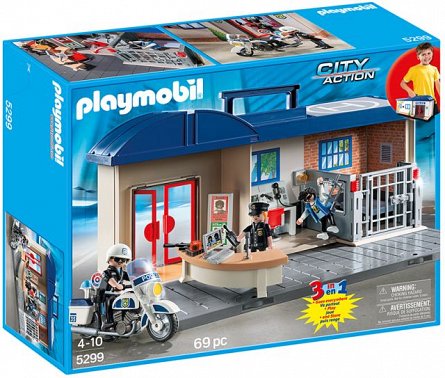 Playmobil-Statia mobila de politie