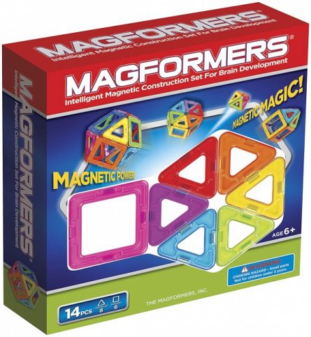 Magformers,set constructie,magnetic,14pcs,standard
