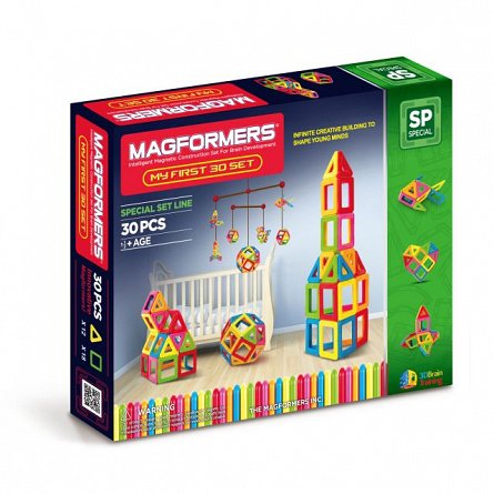 Magformers,set constructie,magnetic,30pcs,my first,baby