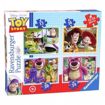 Puzzle Ravensburger - Disney Toy Story, 12/16/20/24 piese