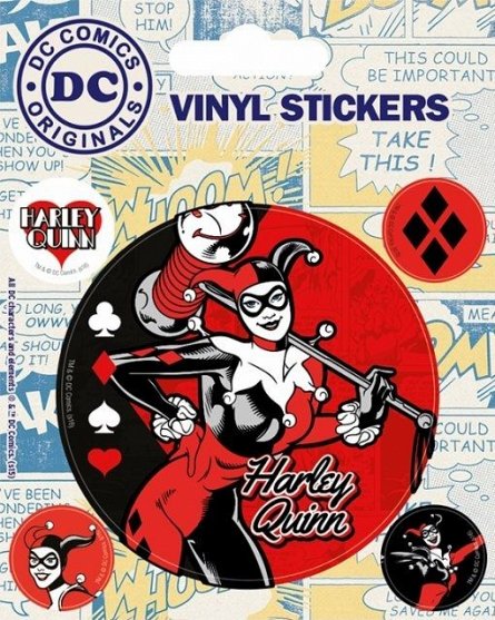 Set Abtibilduri Vinyl - DC Originals (Harley Quinn)