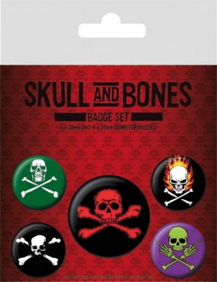 Set 5 insigne Skull And Bones