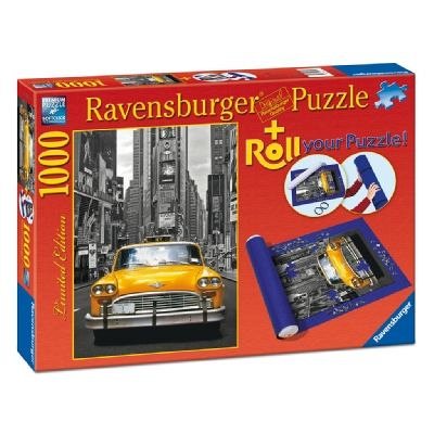 PUZZLE NEW YORK TAXI, 1000 PIESE + SUPORT PT RULAT