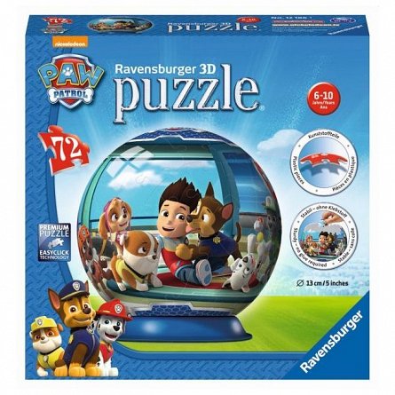 Puzzle 3D Ravensburger - Patrol, 72 piese