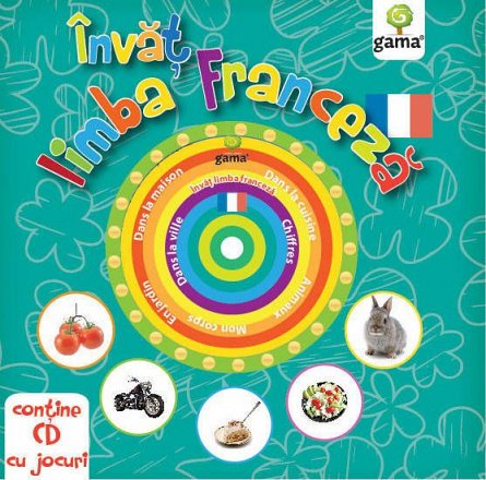 Invat limba franceza. Carti educative cu CD