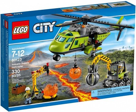 Lego-City,Elicopter de aprovizionare la vulcan