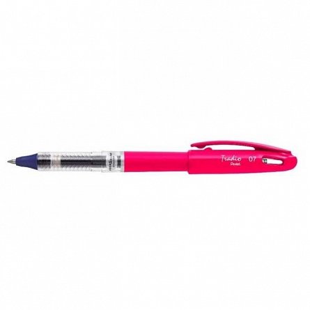Roller Pentel EnerGel Tradio, 0.7 mm, albastru, corp roz
