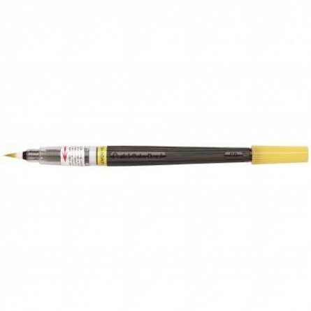 Pensula cu cerneala Pentel Color Brush, galben