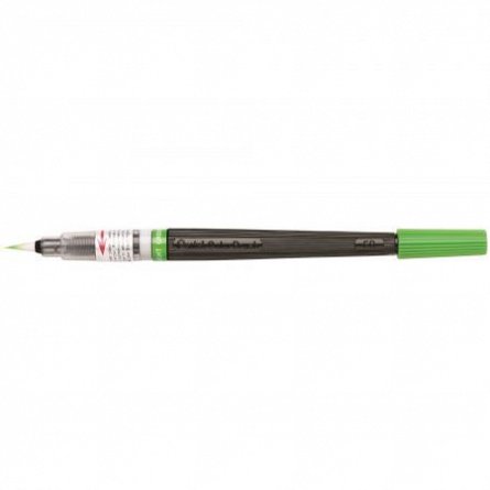 Pensula cu cerneala Pentel Color Brush, verde deschis