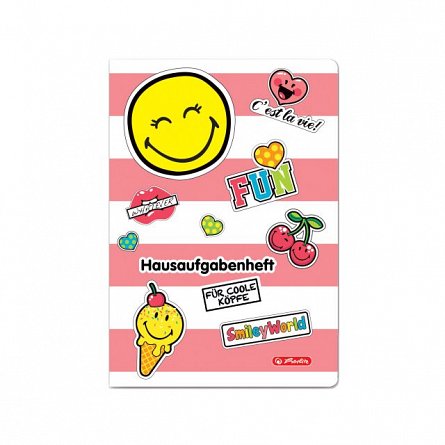 Caiet A5,48file,SmileyWorld Girly,velin