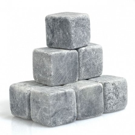 Cuburi pt racirea bauturilor, piatra, 9buc - Ice Stones