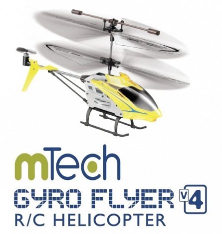 Elicopter m:Tech Gyro Flyer V4, galben, control IR