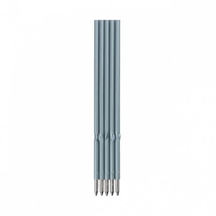 Mina pix Herlitz X-20, set 5 bucati, corp plastic, albastru, blister
