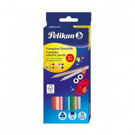 Creioane colorate,12b/set,Pelikan