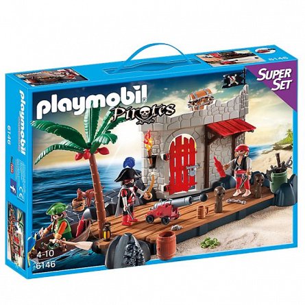 Playmobil-Super set insula piratilor