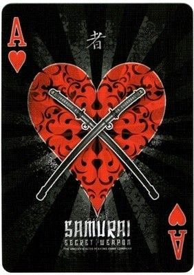 Carti de joc-Samurai V2 (Black) Marfuri