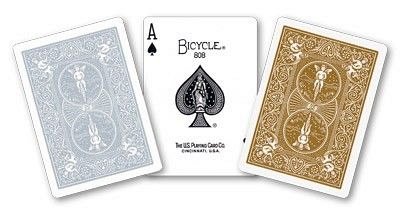 Carti de joc-Cards Bicycle Gold And Silver Back Marfuri