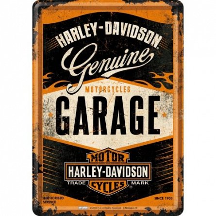 NA CARTE POSTALA 10281 Harley-Davidson Garage