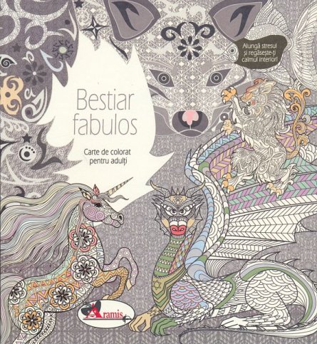BESTIAR FABULOS- CARTE DE COLORAT PT.ADULTI