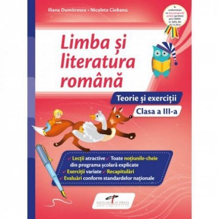 LIMBA SI LITERATURA ROMANA CAIET CL III A.TEORIE SI EXERCITII