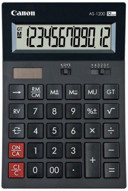 Calculator birou Canon AS-1200, 12 digiti