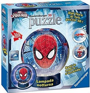 Puzzle 3D luminos,Spiderman,108pcs