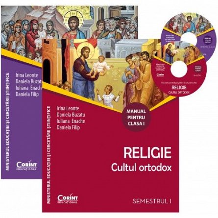 MANUAL CLS. I RELIGIE CULTUL ORTODOX + CD (2 VOL)