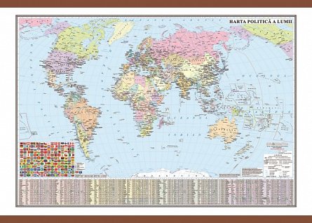 Harta lumii,politica,70x100cm
