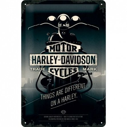 NA Placa 20x30 22256 Harley-Davidson Things Are Different