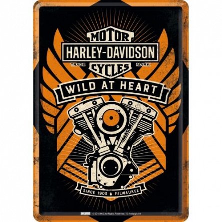 Carte postala 10292 Harley-Davidson - Wild At Heart