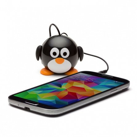 Boxa portabila MyDoodle Mini Buddy Penguin, mufa 3.5mm