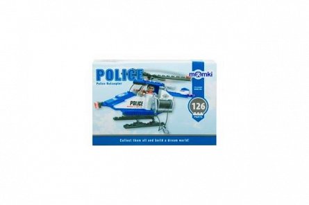 Momki-constructie,Politie,elicopter,126pcs