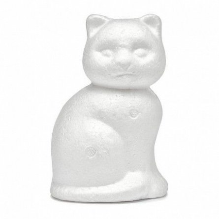 Figurina polystiren,13cm,pisica