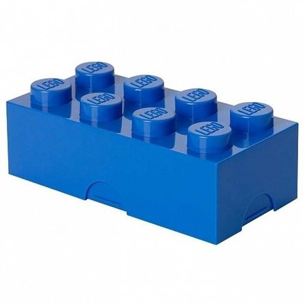 Cutie pentru sandwich LEGO 2x4, albastru