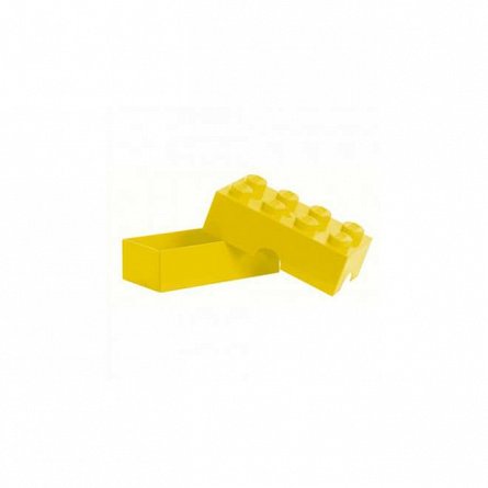 Cutie pentru sandwich LEGO 2x4, galben