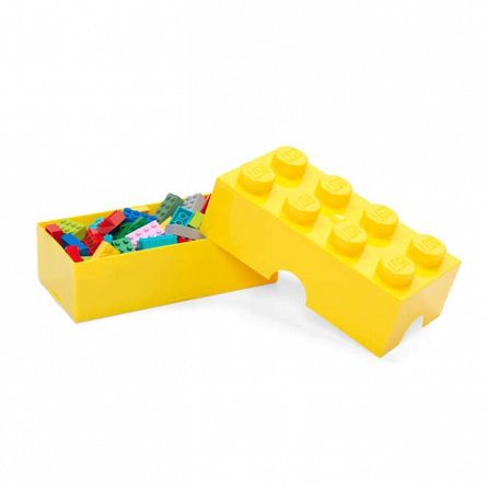 Cutie pentru sandwich LEGO 2x4, galben
