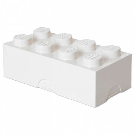 Cutie pentru sandwich LEGO 2x4, alb