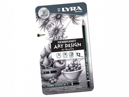 Creion grafit,Lyra Art Design,12buc/set