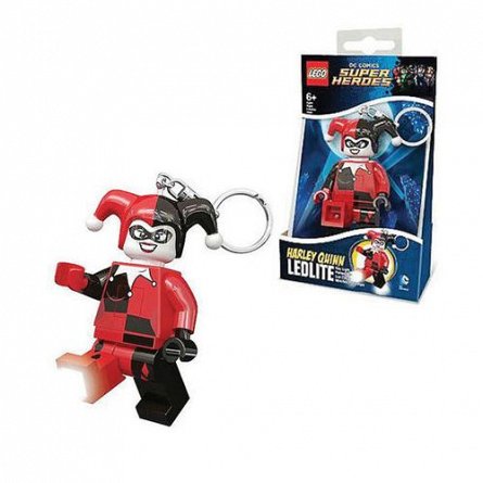 Lego-Breloc Super Heroes,Harley Quinn,cu lanterna