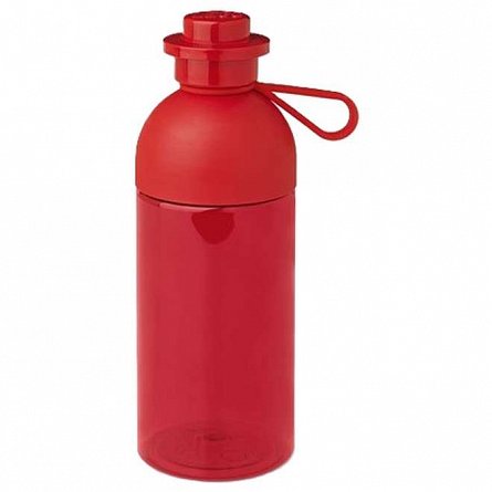 Sticla LEGO, 500 ml, transparenta, rosu