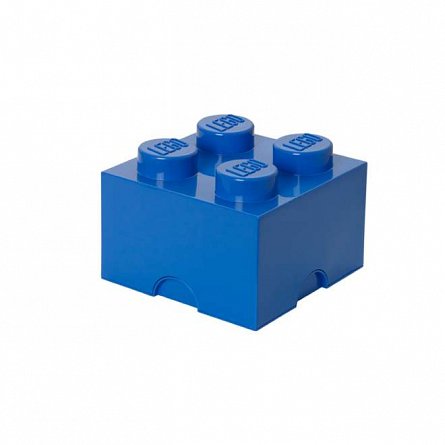 Cutie depozitare LEGO, 2x2, albastru inchis